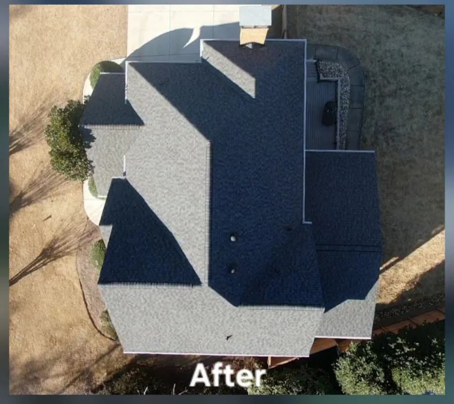 Dark Charcoal Roof Replacement - After