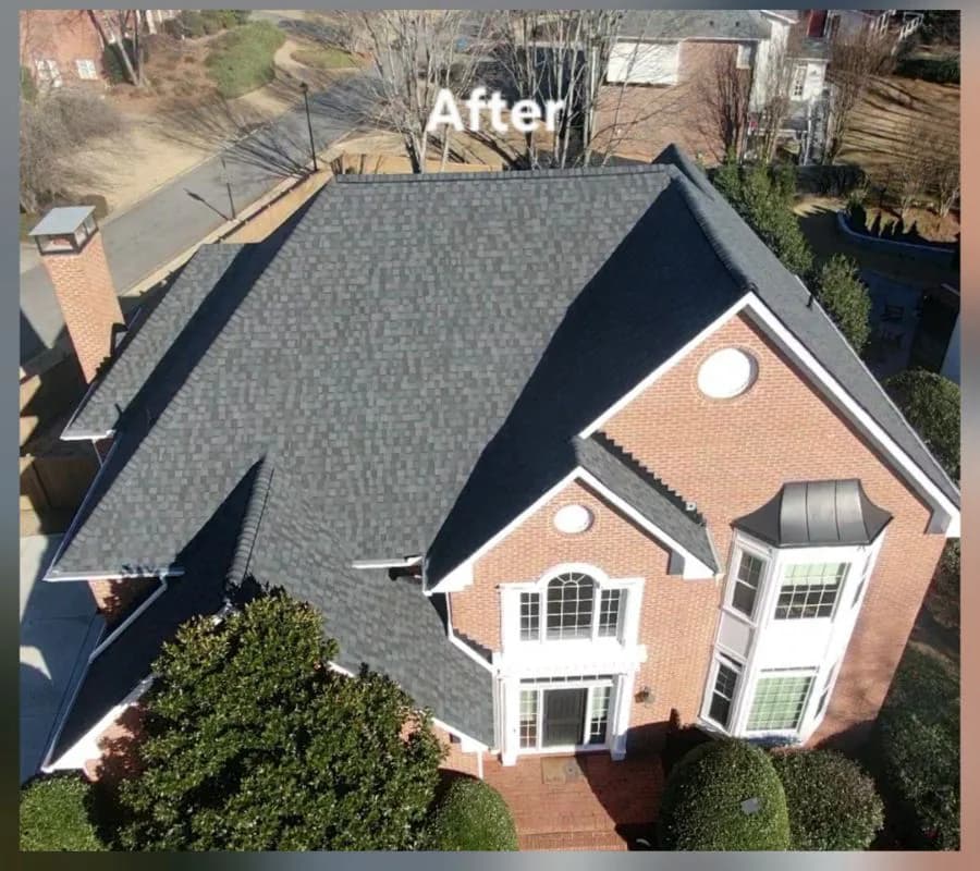After: Charcoal Architectural Shingle Upgrade