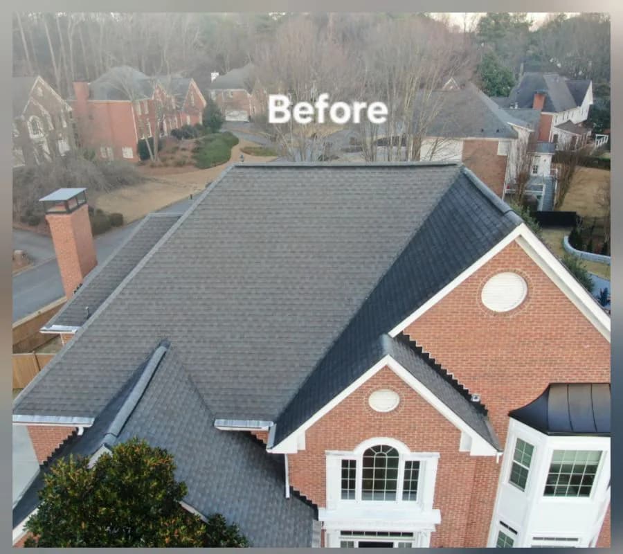 Before: Charcoal Architectural Shingle Upgrade