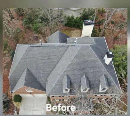 Multi-Gable Architectural Shingle Replacement - Before