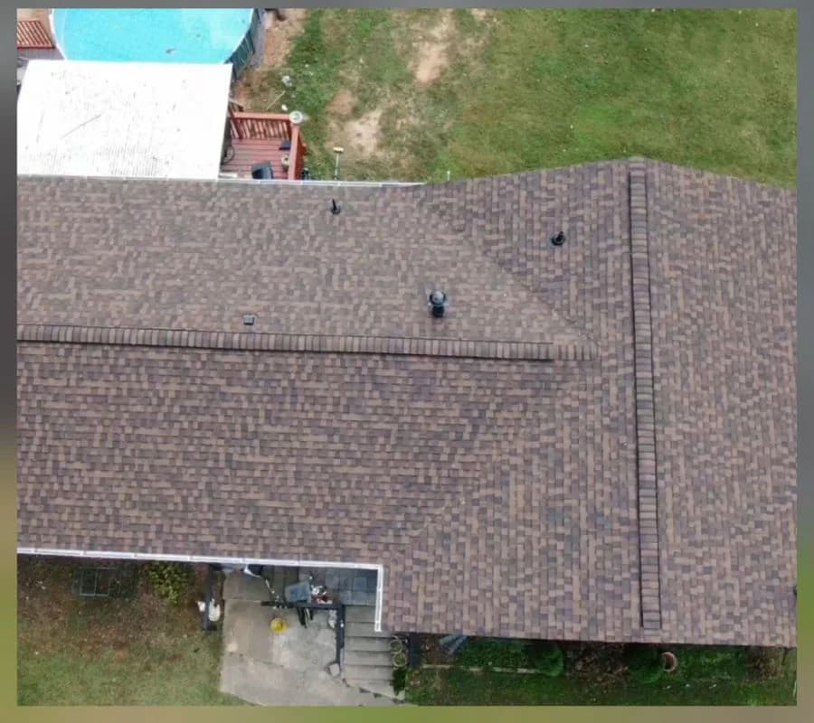 Earth-Tone Architectural Shingle Replacement - After